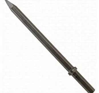 Cincel quebrador de pavimento con punta dura, 1 1/4 in por 4 ft